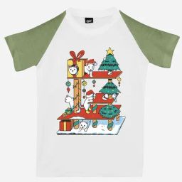 RISH Unisex White & Green Printed T-Shirt-picture-17
