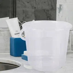 Kuber Industries Transparent 2 Pieces Cleaning & Storage Buckets-5 L Each-image-65