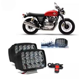 Cartronics 15  LED Fog Light With On/Off Switch for Interceptor 650 Black(Set of 2 Pcs)-48