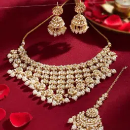 Zaveri Pearls Golden Alloy Sets for Women-image-16