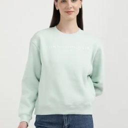 TOMMY HILFIGER Light Green Graphic Print Sweatshirt-picture-48