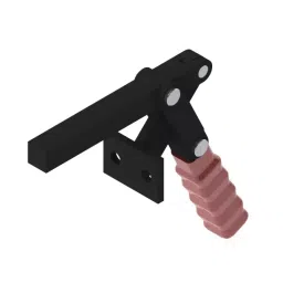 STEEL-SMITH Vertical Hold Down Action T-Handle Clamps With Flanged Base 195° VTC-527-SB-FM-picture-4