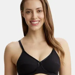 Jockey 1242 Women's Wirefree Non Padded Super Combed Cotton Medium Coverage Cross Over Everyday Bra-picture-41