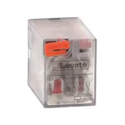 Lovato Plug inch Non-Latching Relay, 230 V AC Coil, 5A Switching Current, 4PDT, HR604CA230-5