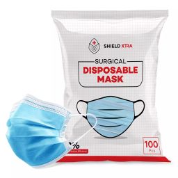 SHIELD XTRA SX-3PLY-BLUE-100 Disposable Surgical Mask ( Pack of 100)-image-74