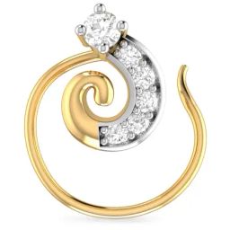 PC Jeweller Awnan 22 kt Gold Nosepin-image-26