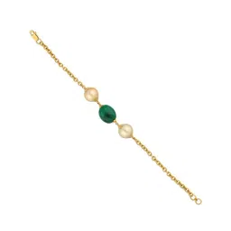 Sri Jagdamba Pearls 22 kt Gold Rakhi cum Bracelet-image-96