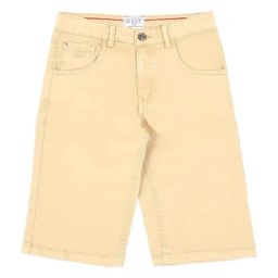 Gini & Jony Kids Beige Cotton Bermudas-image-31