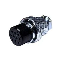 SETMI INDIA GX25 Aviation Connector 25 mm 10-Pin Circular IP67 Waterproof with Soldered Wire & Threaded Lock-40