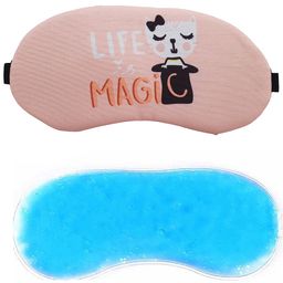 Jenna Sleeping Eye Mask With Cooling Gel Magic Print - Multicolor-image-23
