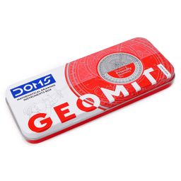 Doms Math Geometry Set Box - Red-17