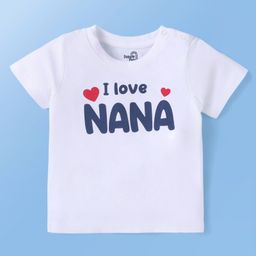 Doodle Poodle Single Jersey Knit Half Sleeves T-Shirt With Text Print - White-image-55
