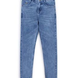 Knit N Knot Denim Mild Washed Stretchable Slim Fit Jeans - Blue-image-87
