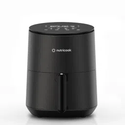 Mini NC-AFM033KIN Digital Display, Tempered Glass Control Panel Black Air Fryer-5
