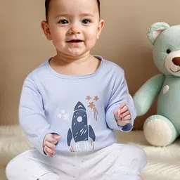 Juniors by Babyshop Boys Printed Pure Cotton T-Shirt With Trousers-28