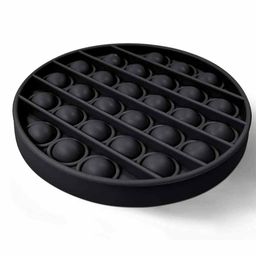 FunBlast Round & Square Shaped Pop Bubble Stress Relieving Silicone Pop It Fidget Toy Pack Of 2 - Multicolour image 5