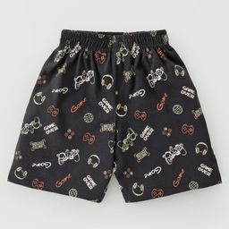 CUCUMBER  Sinker Knit Shorts with Surf Board & Skateboard Print Pack of 3 - Multicolour image 5