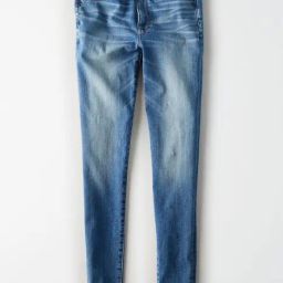 American Eagle Outfitters Blue Regular Fit Lightly Washed Jeans-picture-12