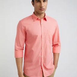 Parx Pink Slim Fit Shirt-picture-5