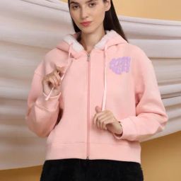 Sweet Dreams Pink Cotton Blend Regular Fit Sweatshirt-22