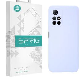 Sprig Liquid Silicone Back Cover for Redmi Note 11T 5G (Purple)-image-63