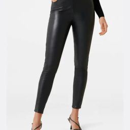 Forever New Coated Black Mid Rise Jeans-image-61