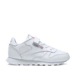 Reebok Classics Kids CL LTHR 1V White Sneakers-image-13