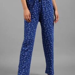 Kotty Blue Printed Pyjamas-image-0