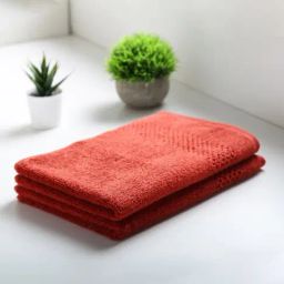 Spaces Swift Dry Red 450 GSM Cotton Hand Towel - Set of 2-image-56