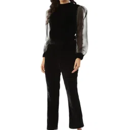 LILL Black Full Sleeves Top With Pants-picture-42