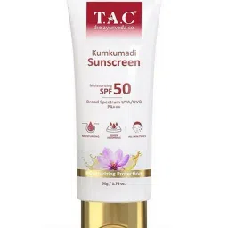 TAC - The Ayurveda Co. Kumkumadi SPF 50 Sunscreen - 50 gm-33