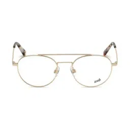 WEB EYEWEAR Gold Full Rim Aviator Designed in Italy-17