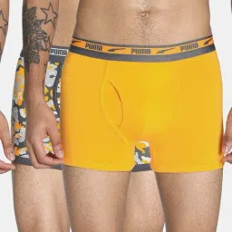 Puma Multicolor Regular Fit Trunks - Pack of 2-picture-11
