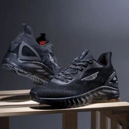 Red Tape Men's Black Walking Shoes-picture-25