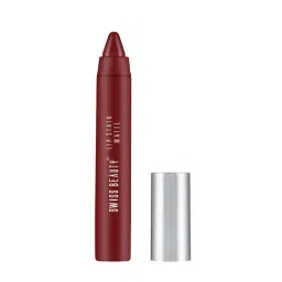 SWISS BEAUTY Lip Stain Matte Lipstick Red Wine - 3.4 gm-image-33