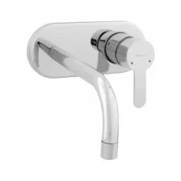 Parryware Claret Left Hand Side Lever Wall Mounted Basin Mixer Chrome, G5276A1-9