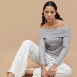 Code by Lifestyle Grey Regular Fit Top image 4