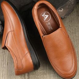 Auserio Men Leather Formal Slip-Ons-image-76