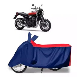 Auto Pearl Two Wheeler Cover with Bag for Kawasaki Z900, Red & Blue-picture-18