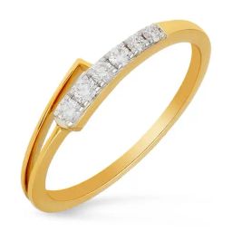 Malabar Gold and Diamonds 18k IGI Certified Diamond Yellow Gold Ring for Women-16