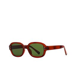 4Flaunt Unisex Green Lens & Red Rectangle Sunglasses with-3