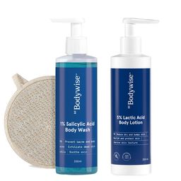 Be Bodywise Combo Of 5% Lactic Acid Body Lotion 200ml & 1% Salicylic Acid Body Wash 250 ml-4
