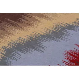 Presto Red & Brown Wool Hand Tufted Carpet image 4