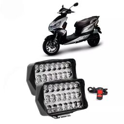 Cartronics 21 LED Fog Light With On/Off Switch for Okinawa i-Praise(Set of 2 Pcs)-16