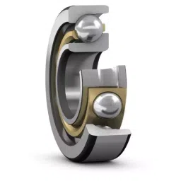 ZKL Single Row Angular Contact Ball Bearing, Inner Dia 45 mm, Outer Dia 100 mm, Width 25 mm, 7309B image 3