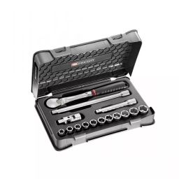 FACOM 12.7 mm (1/2 Inch) Metric Standard Socket Set With 6 Point, SL.161-1P6U (Set of 15 Pcs)-11