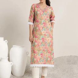Libas Pink Printed Kurta-image-13