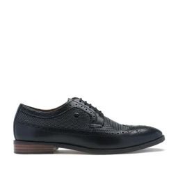 Arrow Men's Black Brogue Shoes-picture-48