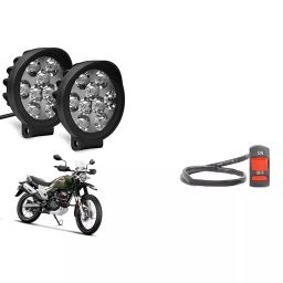 Cartronics 9 Round Cap LED Fog Light With On/Off Switch for Hero XPulse 200 (Set of 2 Pcs)-20
