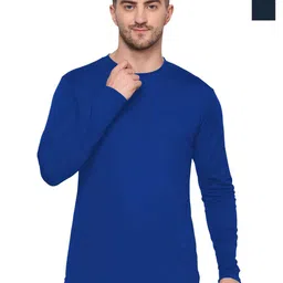 TQH Men Pack of 2 Dri-FIT Solid Round Neck Slim Fit T-shirts-picture-19